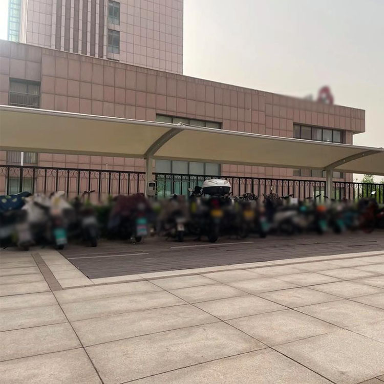 景县膜结构电动车棚