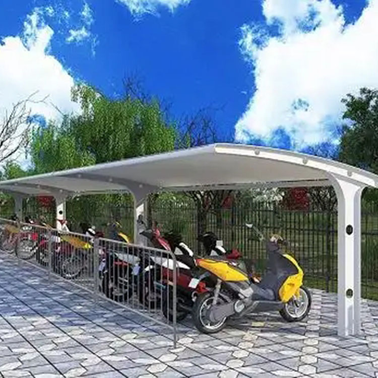 景县膜结构电动车棚